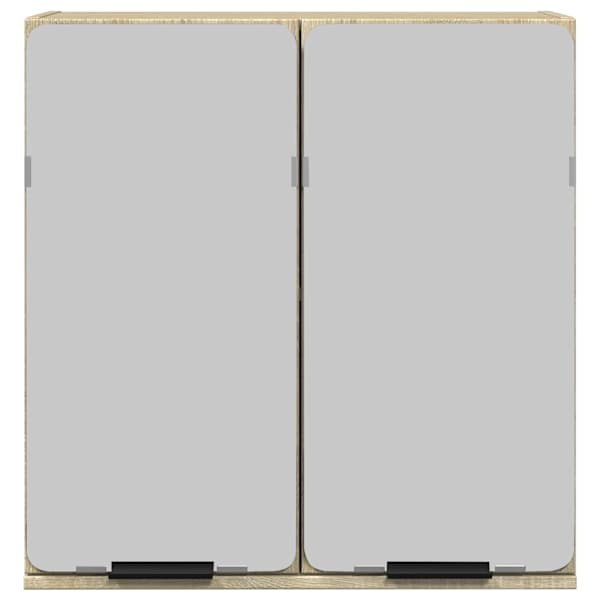 Vannitoa peegelkapp, Sonoma tamm, 64,5 × 20 × 66,5 cm tehispuit