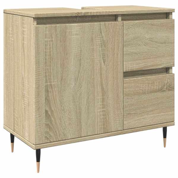 Vannitoa valamukapp, Sonoma tamm, 65 × 33 × 60 cm, tehispuit