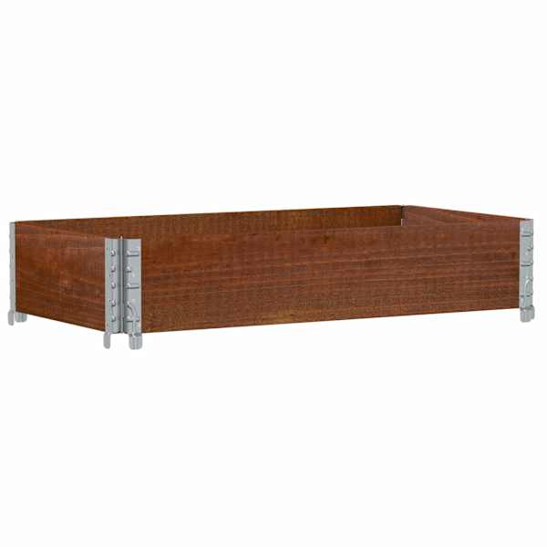 Taimekast 100 × 50 × 21,5 cm, täismännipuit – tumepruun