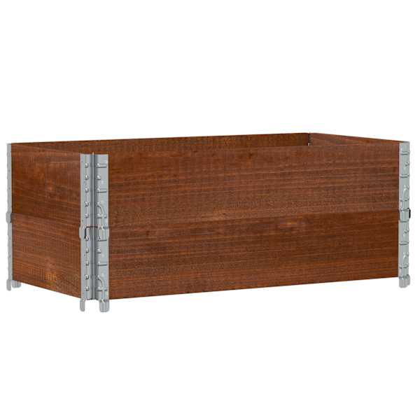Taimekast 100 × 50 × 41 cm, täismännipuit – tumepruun