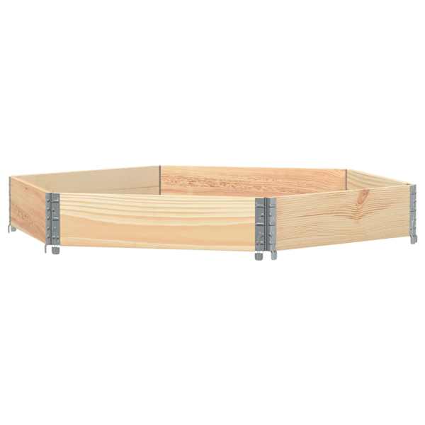 Taimekast 160 × 160 × 21,5 cm, männipuit (töötlemata) – naturaalne