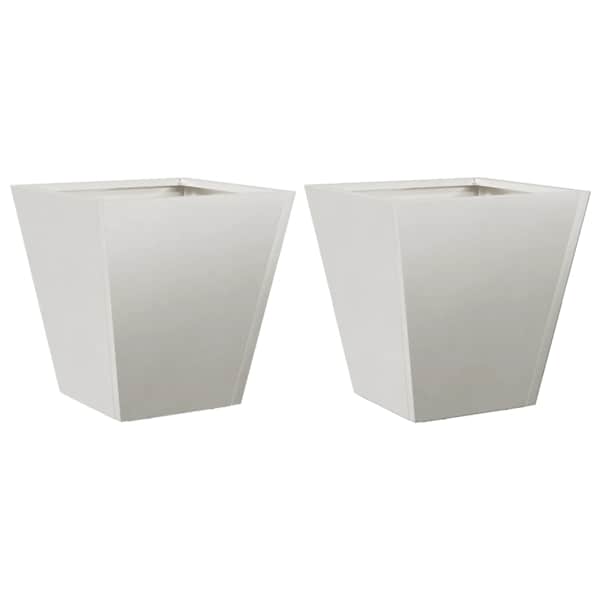Taimekast 30 × 30 × 30 cm, roostevaba teras – helehall – 2 tk