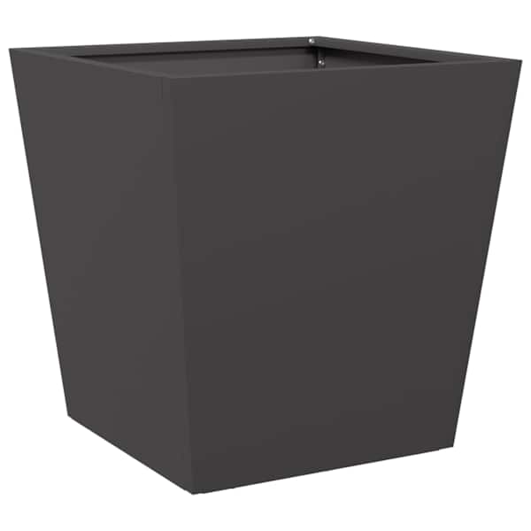 Taimekast 40 × 40 × 40 cm, külmvaltsitud teras – must