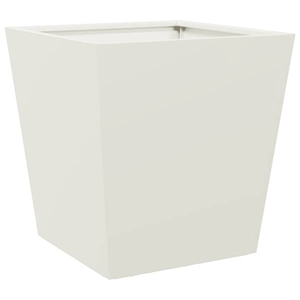 Taimekast 40 × 40 × 40 cm, külmvaltsitud teras – valge