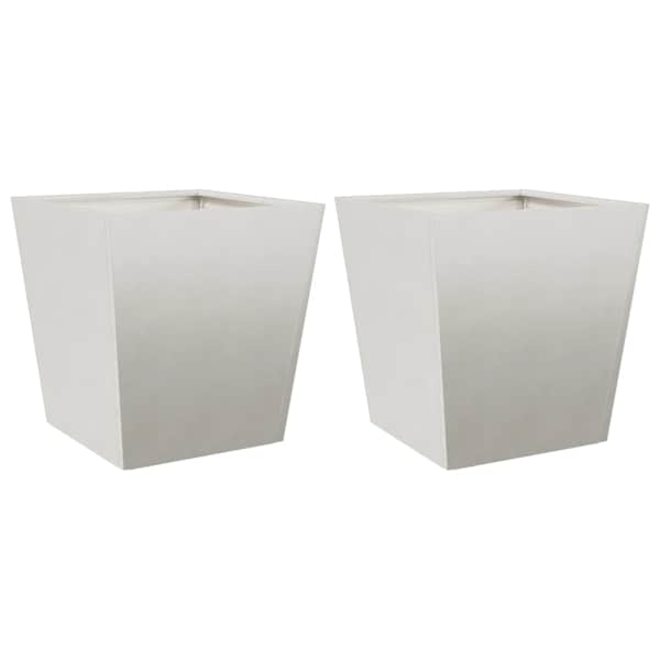 Taimekast 40 × 40 × 40 cm, roostevaba teras – helehall – 2 tk