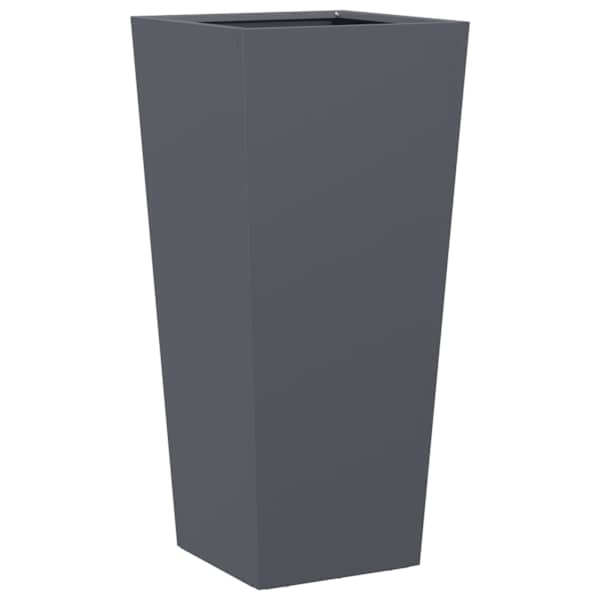 Taimekast 35 × 35 × 75 cm, külmvaltsitud teras – antratsiithall