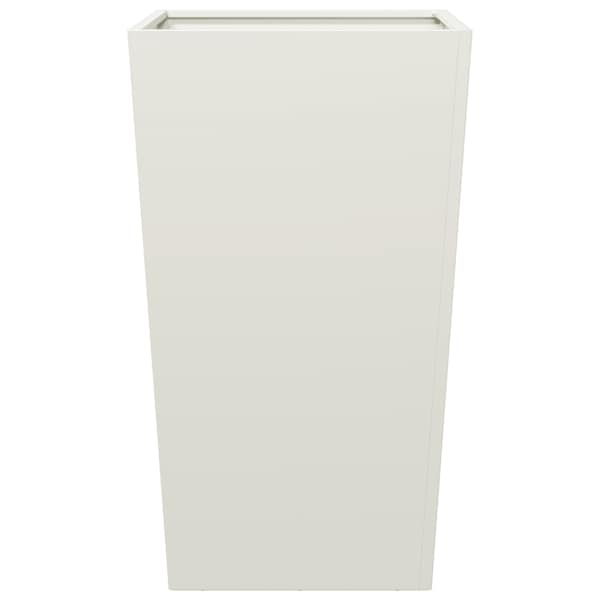 Taimekast 45 × 45 × 75 cm, külmvaltsitud teras – valge