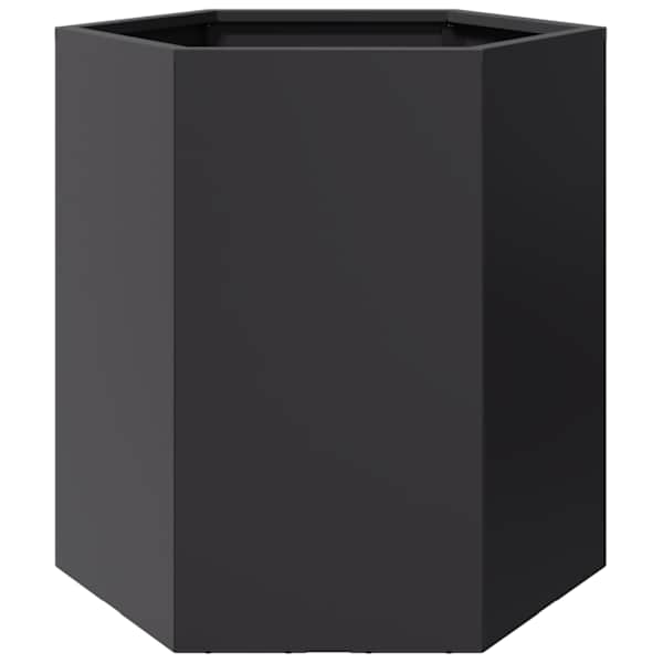 Taimekast 46 × 40 × 45 cm, teras – must