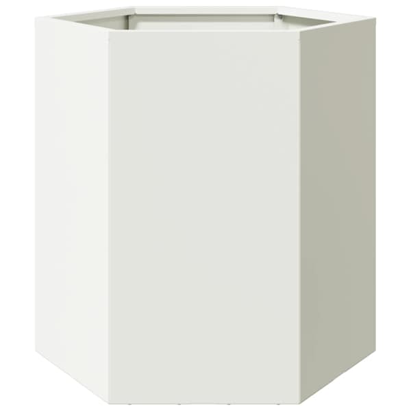 Taimekast 46 × 40 × 45 cm, teras – valge