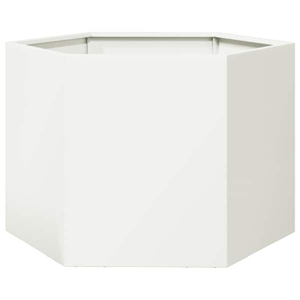 Taimekast 69 × 60 × 45 cm, teras – valge
