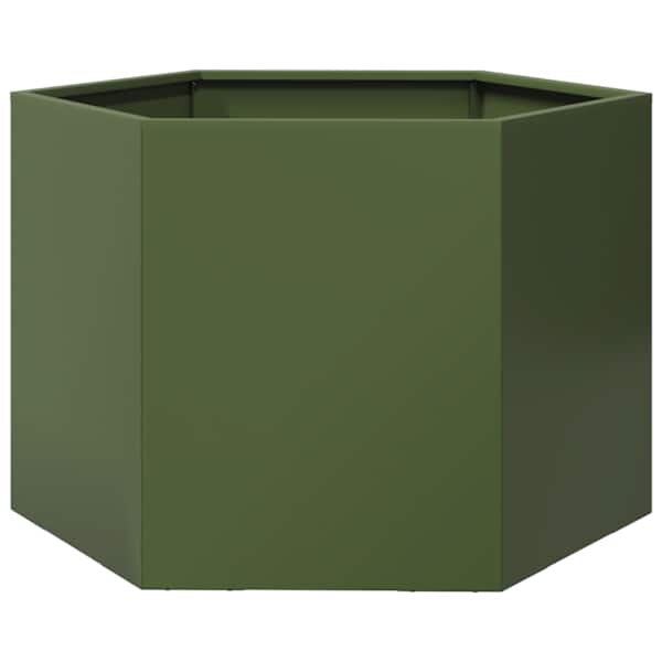 Taimekast 69 × 60 × 45 cm, teras – roheline