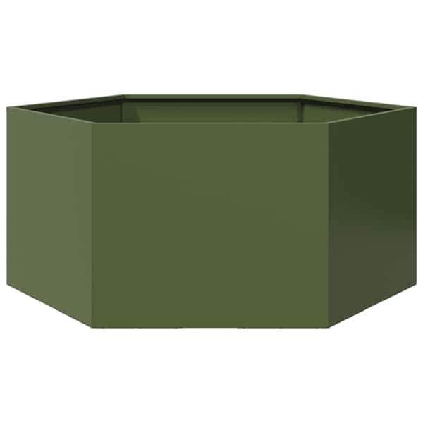 Taimekast 104 × 90 × 45 cm, teras – roheline