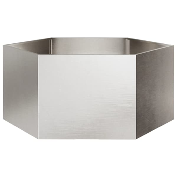 Taimekast 104 × 90 × 45 cm, roostevaba teras – helehall