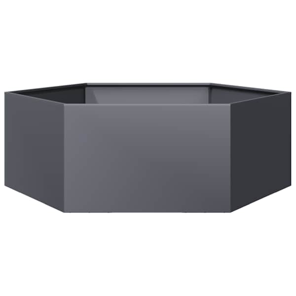 Taimekast 138 × 120 × 45 cm, teras – antratsiithall