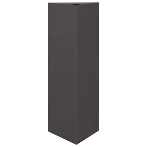 Taimekast 30 × 26 × 75 cm, teras – must