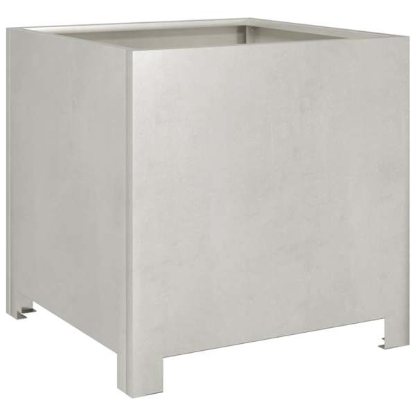Taimekast 40 × 40 × 40 cm, roostevaba teras – helehall