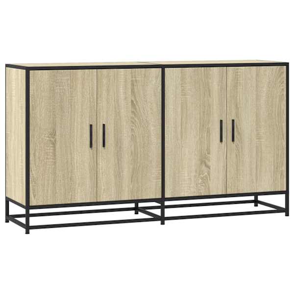 Puhvetkapp, Sonoma tamm, 134 × 35 × 76 cm, tehispuit
