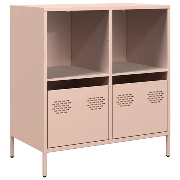 Puhvetkapp roosa 68 × 39 × 73,5 cm külmvaltsitud teras