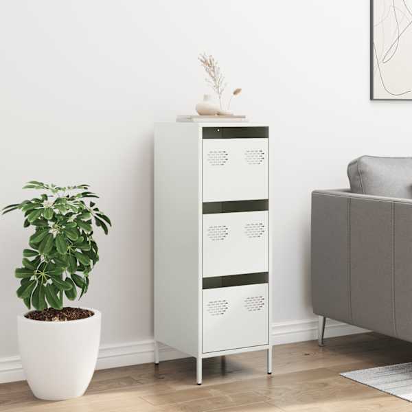 Highboard Valge 39 × 35 × 103,5 cm Teras