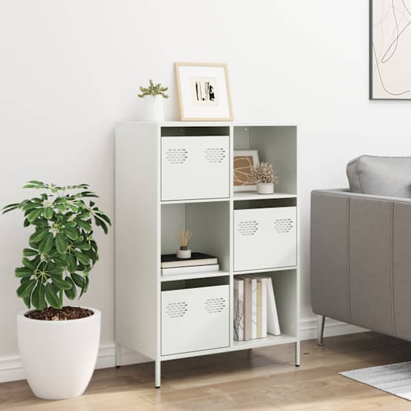 Highboard Valge 68 × 39 × 103,5 cm Teras