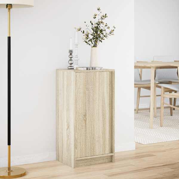 Puhvetkapp LED-tulega, Sonoma tamm, 42,5 × 34 × 85 cm, tehispuit
