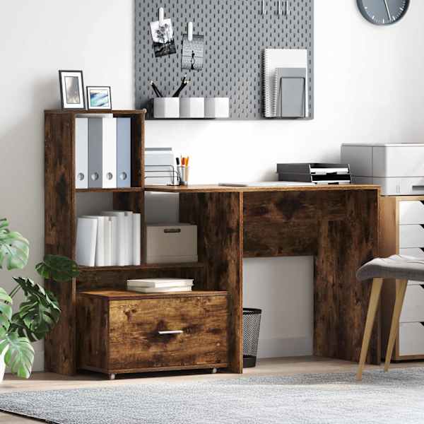 Sahtlibüroo 55 × 45 × 31 cm Suitsetatud tamm