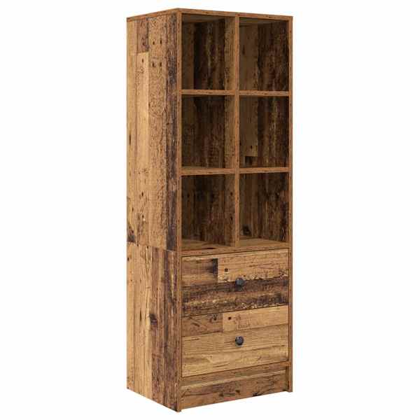 Kõrgushein sahtliga Vana puit 45,5 × 34 × 127 cm