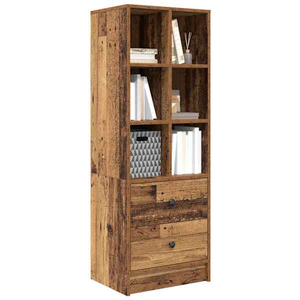 Kõrgushein sahtliga Vana puit 45,5 × 34 × 127 cm