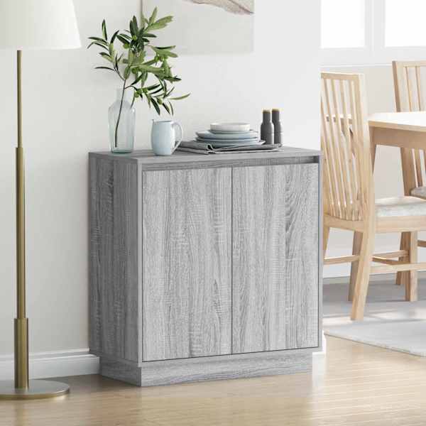 LED Kummuti Hall Sonoma 71 × 34,5 × 75 cm Tehispuit