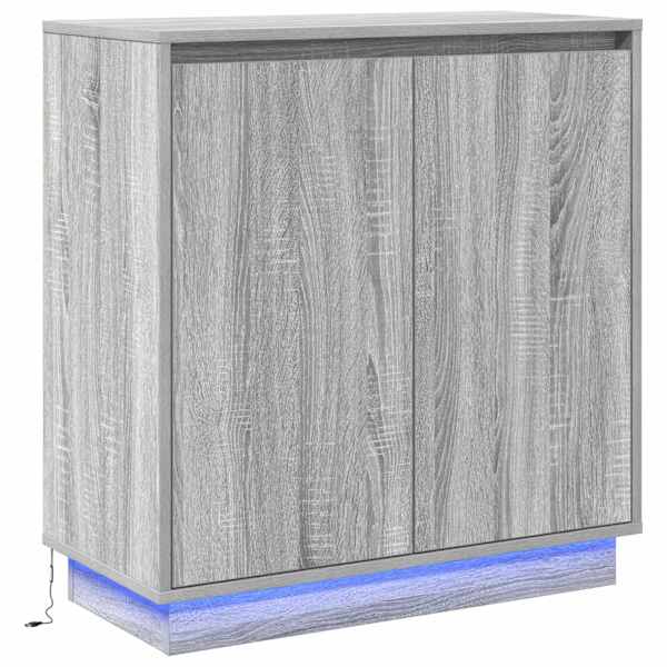 LED Kummuti Hall Sonoma 71 × 34,5 × 75 cm Tehispuit