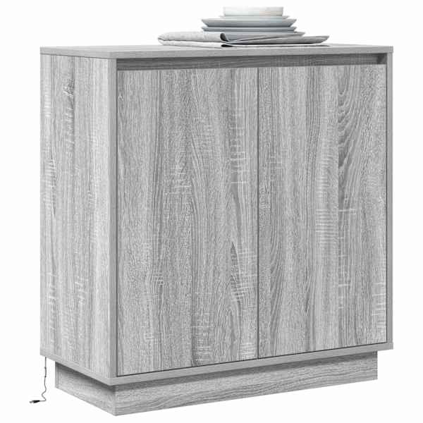LED Kummuti Hall Sonoma 71 × 34,5 × 75 cm Tehispuit