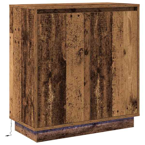 LED Kummuti Vana puit 71 × 34,5 × 75 cm Tehispuit