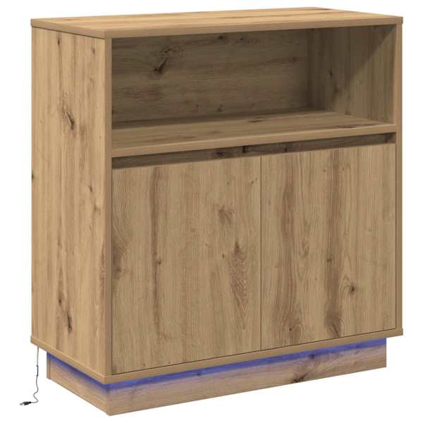 LED Kummuti Käsitööpuu 71 × 34,5 × 75 cm Tehispuit