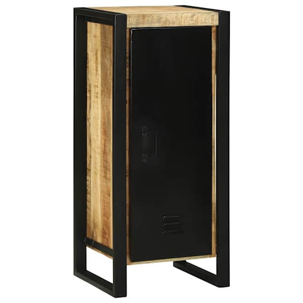 Vannitoa kapp riiuliga Pruun 40 × 35 × 90 cm Tugev mango puu