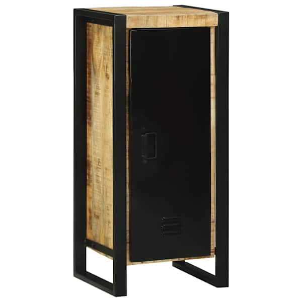 Vannitoa kapp riiuliga Pruun 40 × 35 × 90 cm Tugev mango puu