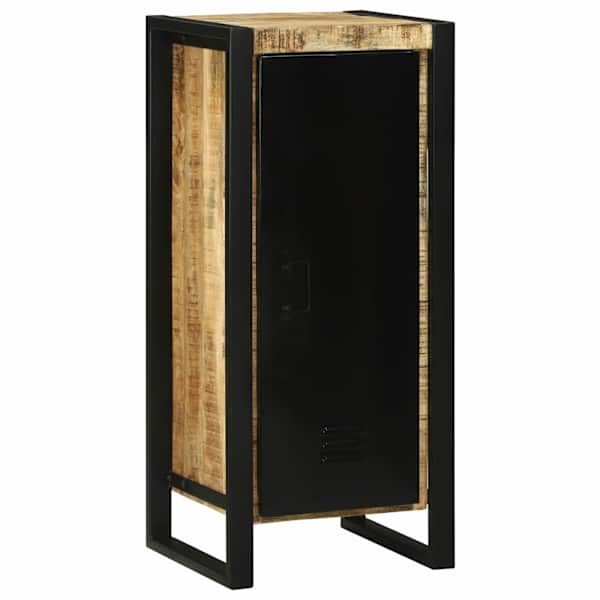 Vannitoa kapp riiuliga Pruun 40 × 35 × 90 cm Tugev mango puu
