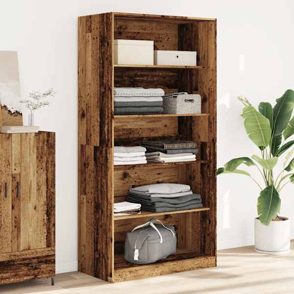 Garderoob vana puit 100 × 50 × 200 cm tehispuit