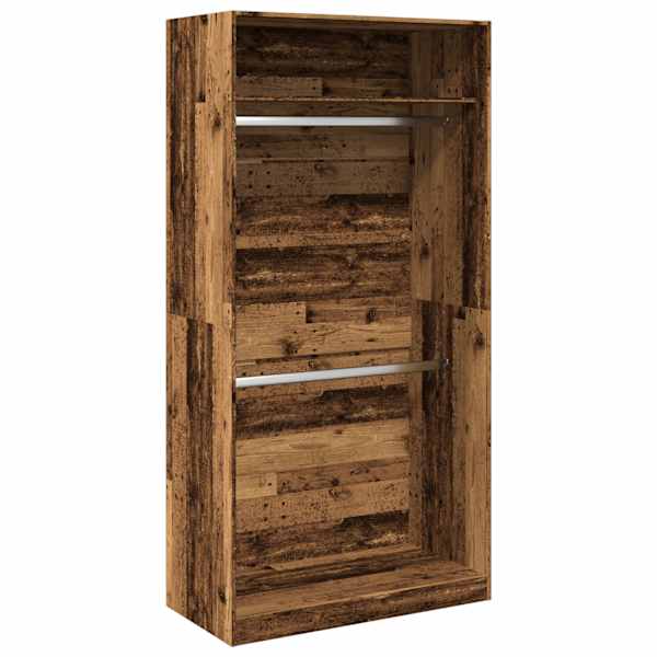 Garderoob vana puit 100 × 50 × 200 cm tehispuit