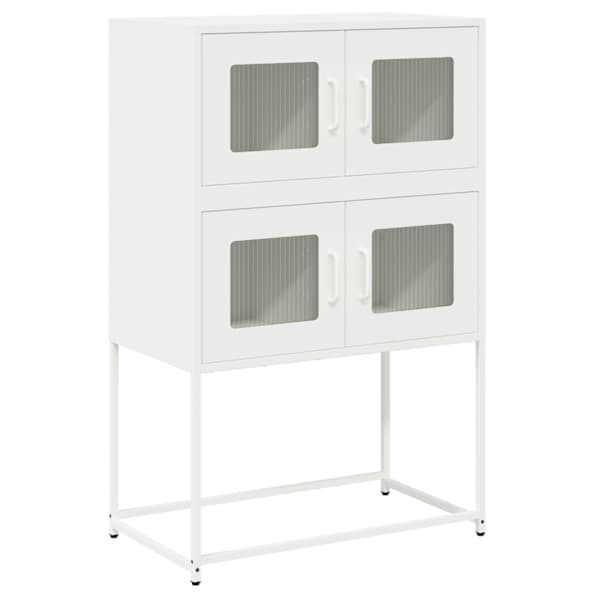 Highboard White 68 × 39 × 107 cm Teras
