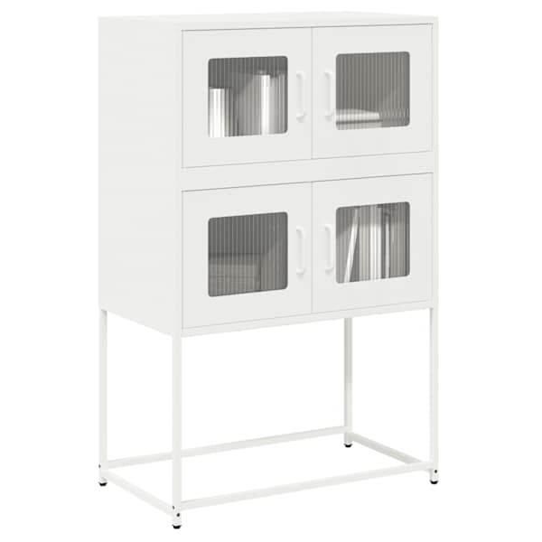 Highboard White 68 × 39 × 107 cm Teras