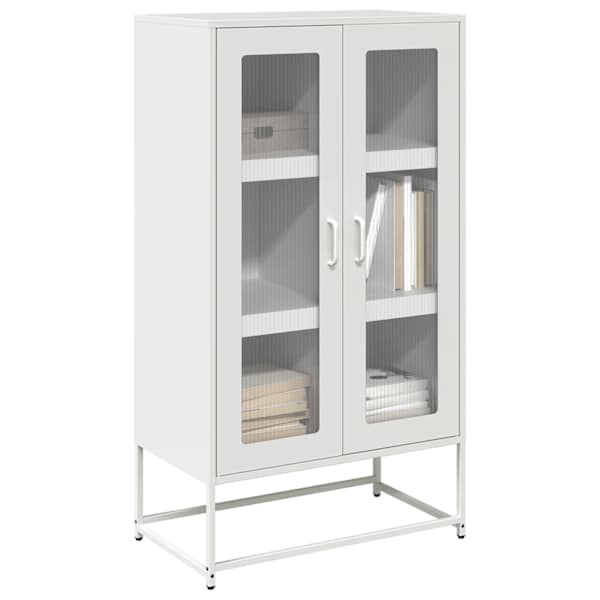 Highboard Valge 68 × 39 × 123 cm Teras