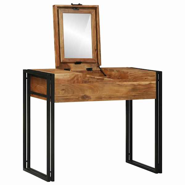 Magamistoa meikimislaudade Pruun 90 × 50 × 75 cm Akaatsiapuit
