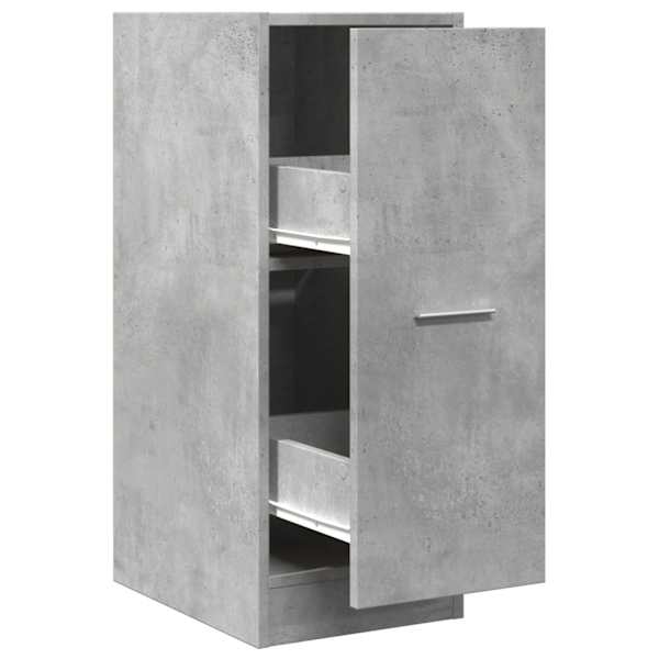 Sahtlitega kapp, betoonhall, 30 × 41 × 77,5 cm, tehispuit