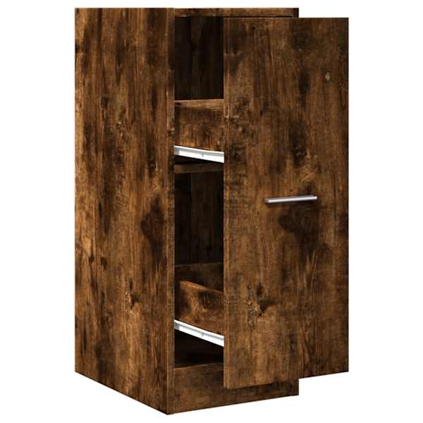 Sahtlitega kapp, suitsutatud tamm, 30 × 41 × 77,5 cm, tehispuit