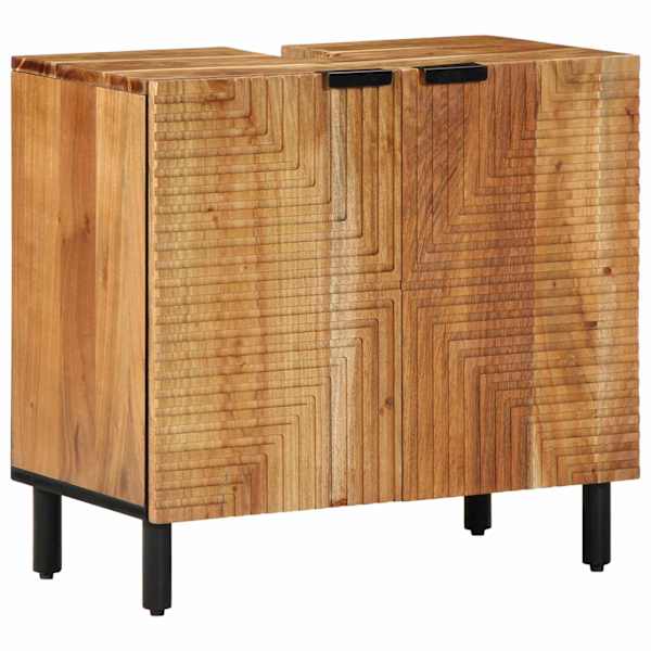 Vannitoa kapikomplekt 2 tk Naturaalne 62 × 33 × 58 cm