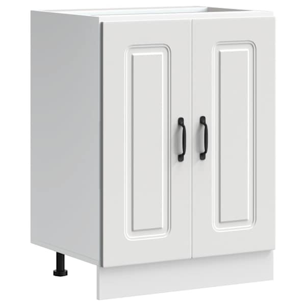 Valamu aluskapp "Kalmar" Valge 60 × 46 × 81,5 cm Engineered Wood
