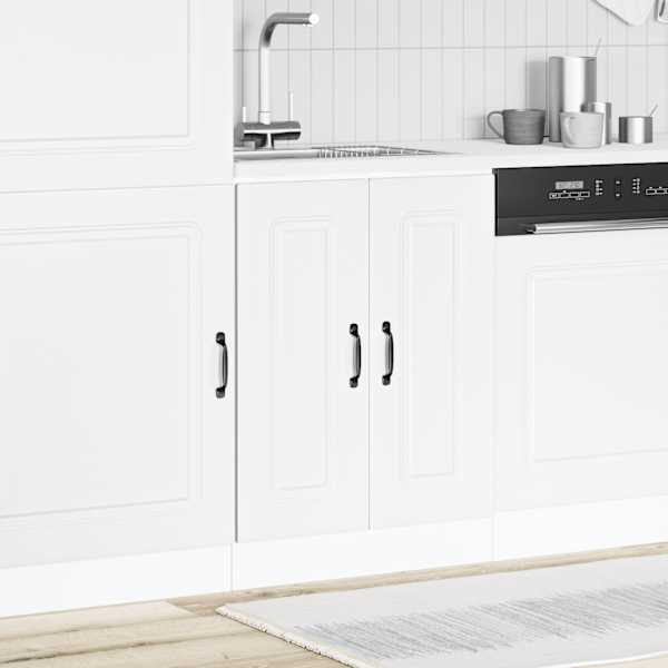 Valamu aluskapp "Kalmar" Valge 60 × 46 × 81,5 cm Engineered Wood