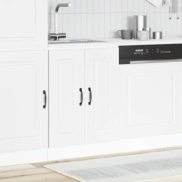 Valamu aluskapp "Kalmar" Valge 60 × 46 × 81,5 cm Engineered Wood