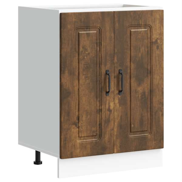 Valamu aluskapp, Kalmar suitsutatud tamm 60 × 46 × 81,5cm tehispuit