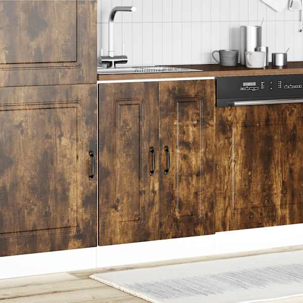 Valamu aluskapp, Kalmar suitsutatud tamm 60 × 46 × 81,5cm tehispuit